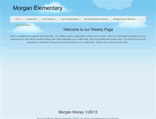 Tablet Screenshot of morganelementary.weebly.com