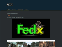 Tablet Screenshot of fedx.weebly.com