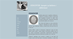 Desktop Screenshot of odgovor-ni.weebly.com