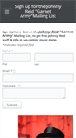 Mobile Screenshot of johnnyreidmusic.weebly.com
