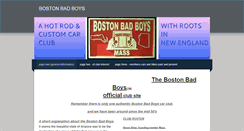 Desktop Screenshot of bostonbadboys.weebly.com