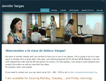 Tablet Screenshot of jennifervargas.weebly.com