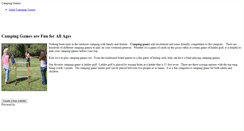 Desktop Screenshot of campinggames.weebly.com