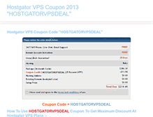 Tablet Screenshot of hostgatorvps-coupon.weebly.com