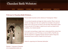 Tablet Screenshot of chandanibatik.weebly.com