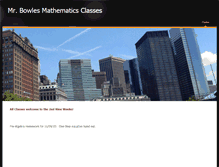 Tablet Screenshot of bowlesprealgebra.weebly.com