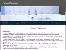 Tablet Screenshot of pamperplayground.weebly.com