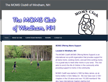 Tablet Screenshot of momsclubwindham.weebly.com