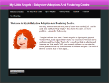 Tablet Screenshot of mylittleangels.weebly.com