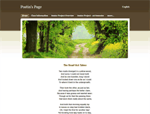 Tablet Screenshot of postinspage.weebly.com