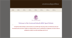 Desktop Screenshot of crestwoodsportbtec.weebly.com