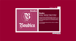Desktop Screenshot of boudicabar.weebly.com
