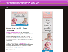 Tablet Screenshot of how-to-conceive-a-baby-girl.weebly.com