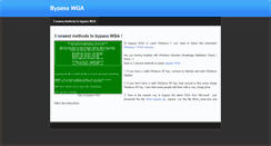 Desktop Screenshot of bypass-wga.weebly.com