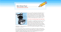 Desktop Screenshot of best-deep-fryer-compare-cheap-best-deep-fryer-sales-review.weebly.com