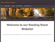 Tablet Screenshot of mrsnelsonclass.weebly.com