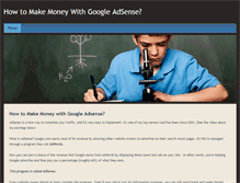 Tablet Screenshot of makemoneywithgoogleadsense.weebly.com