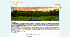 Desktop Screenshot of jayci-says-smile.weebly.com