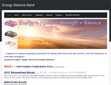 Tablet Screenshot of energyband.weebly.com
