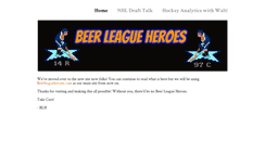 Desktop Screenshot of beerleagueheroes.weebly.com