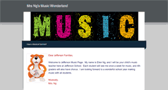 Desktop Screenshot of jeffersonmusic.weebly.com