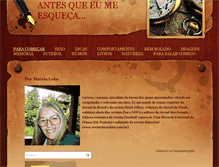 Tablet Screenshot of antesqueeumeesqueca.weebly.com