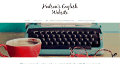 Desktop Screenshot of phsenglishhodson.weebly.com