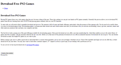 Desktop Screenshot of download-free-ps2-games.weebly.com