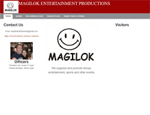 Tablet Screenshot of magilokentertainment.weebly.com