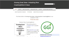 Desktop Screenshot of growinggreatideas.weebly.com