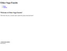 Tablet Screenshot of ethersagafansite.weebly.com