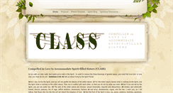 Desktop Screenshot of classinchrist.weebly.com