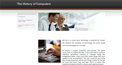 Desktop Screenshot of historyofcomputers263.weebly.com