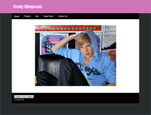 Tablet Screenshot of codysimpsonfans.weebly.com