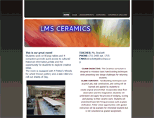 Tablet Screenshot of lmsceramics.weebly.com