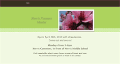 Desktop Screenshot of norrisfarmersmarket.weebly.com