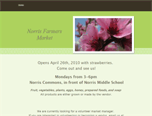 Tablet Screenshot of norrisfarmersmarket.weebly.com