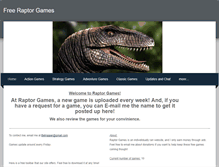Tablet Screenshot of freeraptorgames.weebly.com