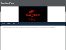 Tablet Screenshot of deadislandfansforever.weebly.com