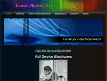 Tablet Screenshot of icemanelectric.weebly.com