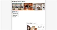 Desktop Screenshot of customcabinetdoors.weebly.com