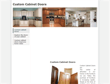 Tablet Screenshot of customcabinetdoors.weebly.com