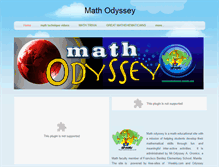 Tablet Screenshot of mathodyssey.weebly.com