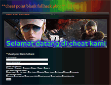 Tablet Screenshot of cheatpointblankfullcheatpbnc.weebly.com