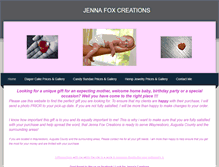 Tablet Screenshot of jennafoxcreations.weebly.com