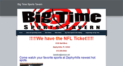 Desktop Screenshot of bigtimesportstavern.weebly.com