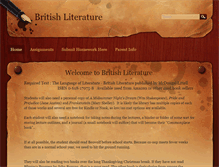 Tablet Screenshot of britishlit.weebly.com