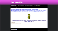 Desktop Screenshot of krazyness4kids.weebly.com