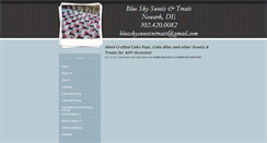 Desktop Screenshot of blueskysweetsntreats.weebly.com