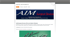 Desktop Screenshot of dentalinstruments.weebly.com